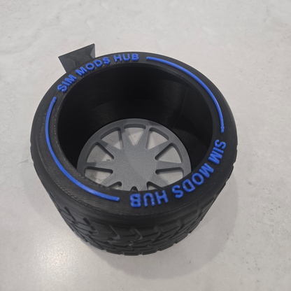 F1-Style Cup Holder for Sim Rigs – Aluminium Profile Mount