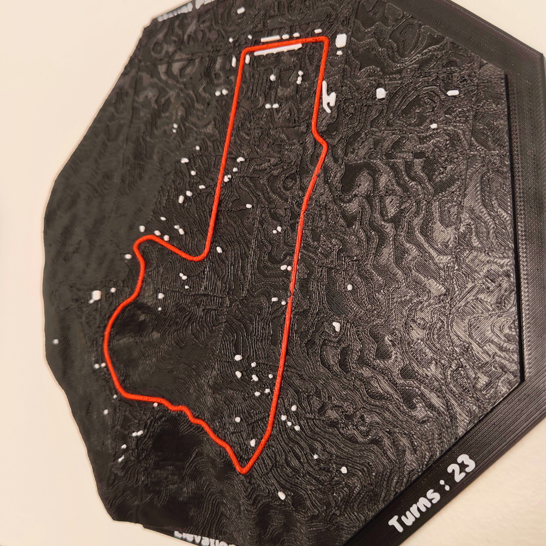 Bathurst - Race Circuit 3D Wall Display