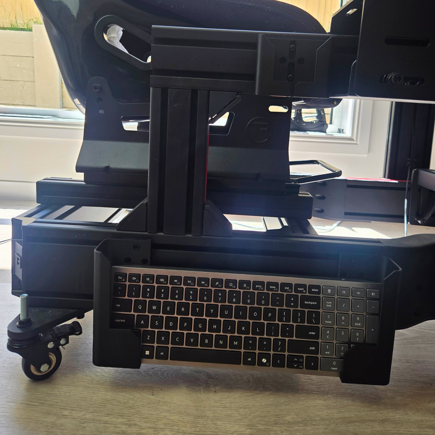 Sim Rig Essentials Kit – Cup, Phone & Keyboard Holders (Aluminium Profile Mount)