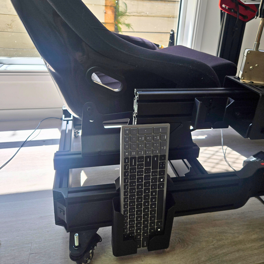 Keyboard Holder for Sim Rigs – Aluminium Profile Mount