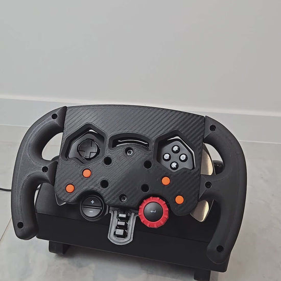 SF F1 Mod for Logitech G29, G923, G920 racing wheel with 28cm diameter for enhanced simulation experience.